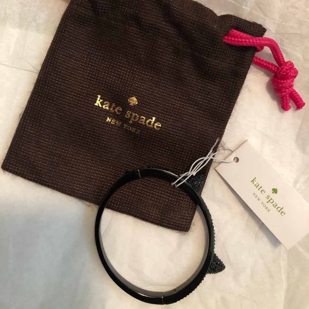 Kate Spade Jazz Things Up Black Cat Bangle